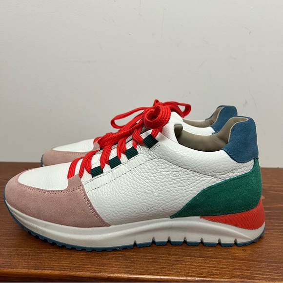 Boden Shoes - Boden Lace Up Multicolor Leather Retro Sneaker EU40 US9